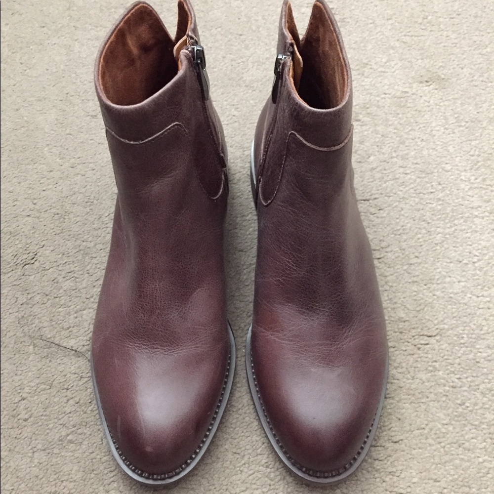 Franco Sarto Leather Ankle Boot
